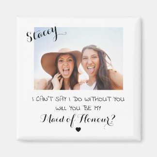 Personalised Maid of Honour Magnet