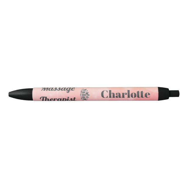 Personalised Massage Therapist design Pen (Front)