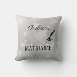 Personalised Matriarch Mother Throw Pillow