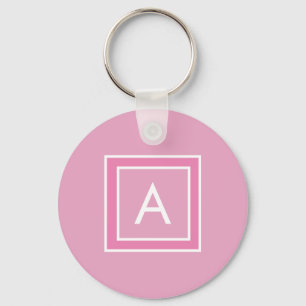 Personalised Modern Monogram Keychain