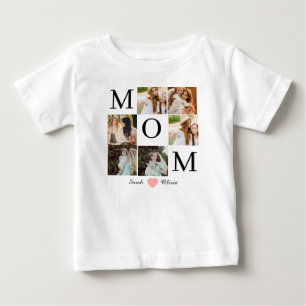 personalised mom picture mothers day gift Photo Baby T-Shirt