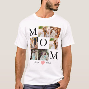 personalised mom picture mothers day gift Photo T-Shirt
