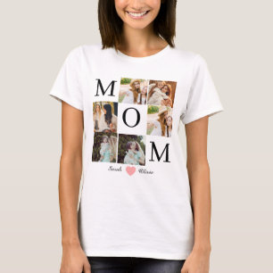 personalised mom picture mothers day gift Photo T-Shirt