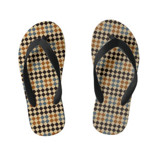 Personalised Mosaic Tile  Kid's Flip Flops