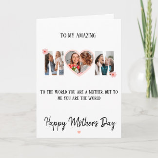 Personalised Mother's Day Card