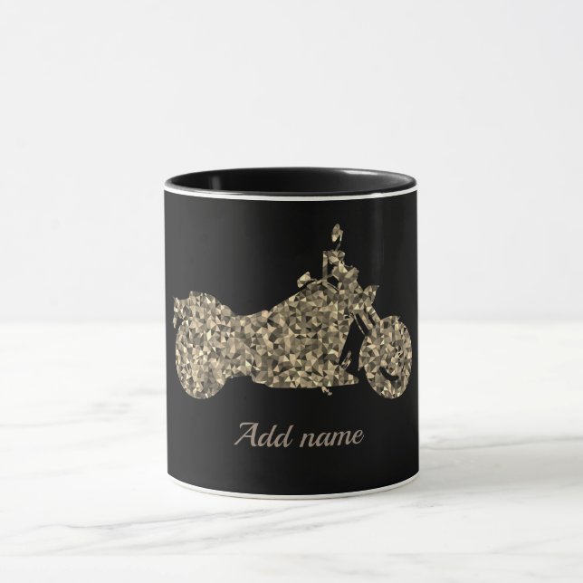 Personalised motorcycle mug (Center)