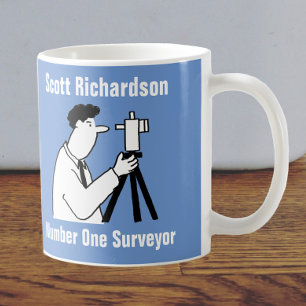 Personalised Mug for a Surveyor