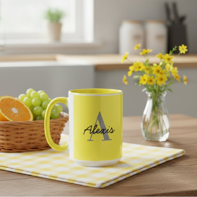 Personalised Mug | Initial and Name Mug | Custom  (Créateur téléchargé)