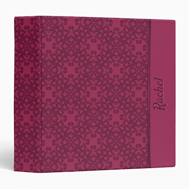 Personalised Mulberry Pattern Binder (Front/Spine)