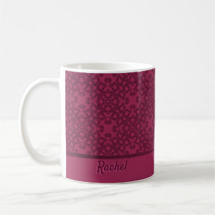 Personalised mulberry pattern coffee mug
