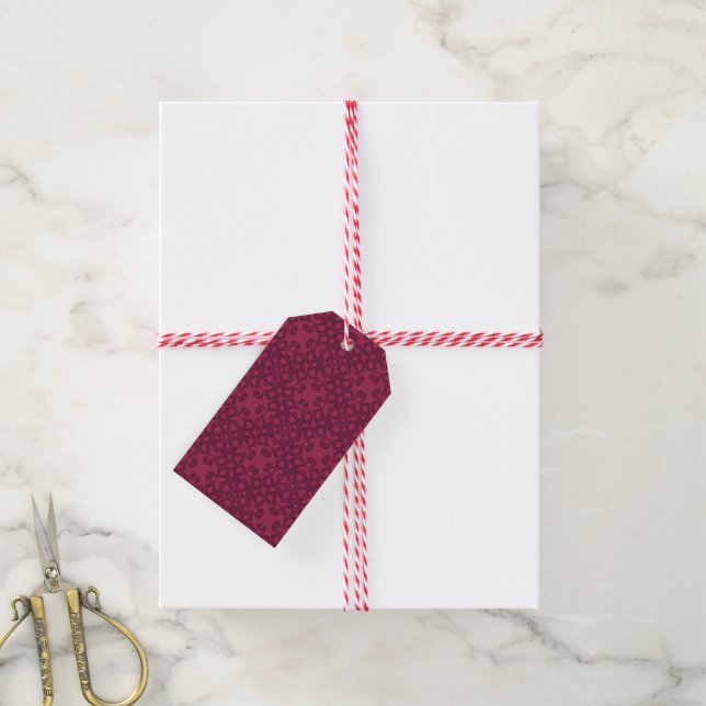 Personalised Mulberry Pattern Gift Tags (With Twine)
