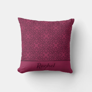 Personalised mulberry pattern throw pillow