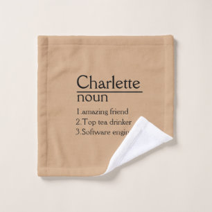 Personalised Name definition Towel