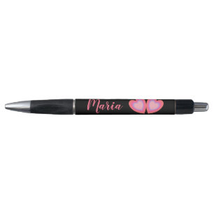 Personalised Name Editable Pens with Hears 