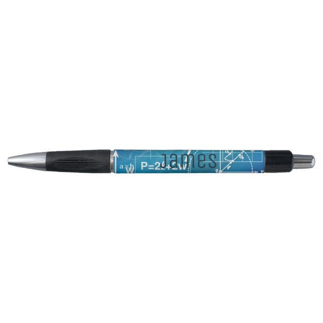 Personalised name Mathematics student Pen (Front)