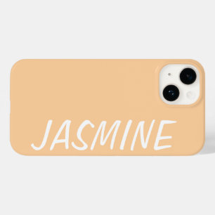 Personalised Name Simple Modern Minimal Monogram Case-Mate iPhone 14 Case