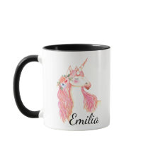 Personalised name unicorn