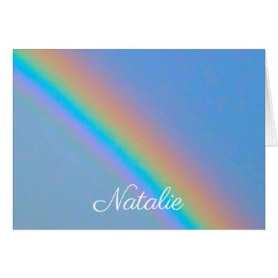 Personalised natural real rainbow
