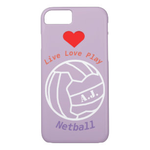 Personalised Netball Ball Design and Quote Case-Mate iPhone Case