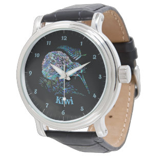 PERSONALISED NEW ZEALAND KIWI FERN WATCH