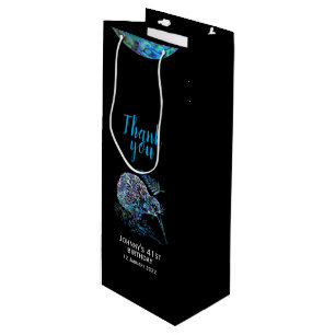 PERSONALISED NEW ZEALAND KIWI PAUA WINE GIFT BAG