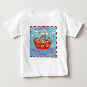 Personalised Noah's Ark Baby T-Shirt