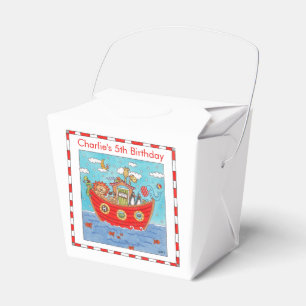 Personalised Noah's Ark Birthday Favor Box