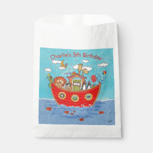 Personalised Noah's Ark Birthday Favour Bag