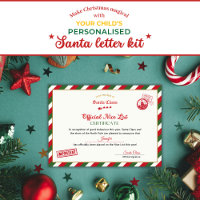 Personalised Official Nice List Certificate Santa