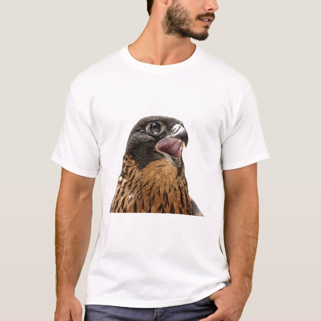 Personalised Peregrine Falcon T-Shirt (Front)