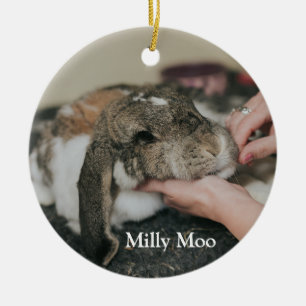  Personalised Pet Photo  Ceramic Ornament
