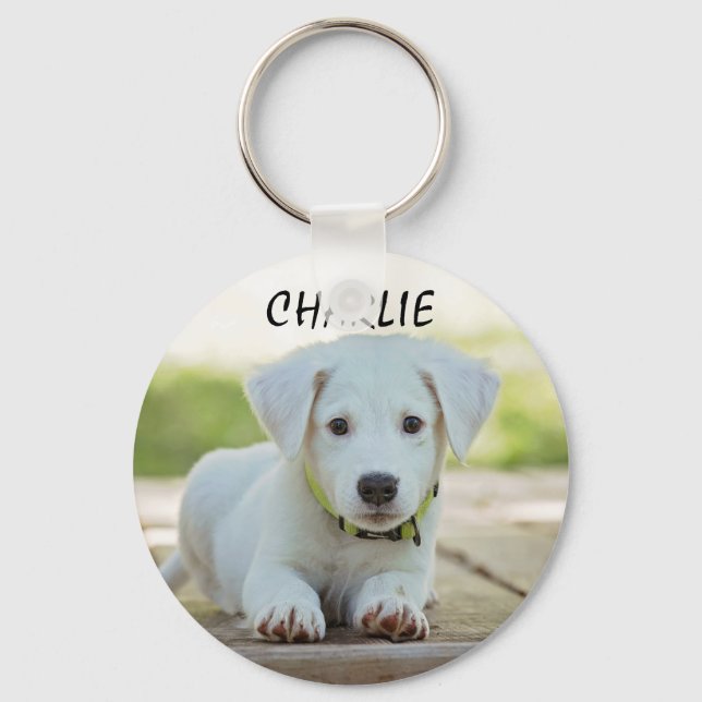 Personalised Pet Photo Keychain (Front)