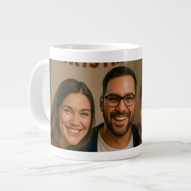 Personalised Photo  Large Coffee Mug (Front Left)