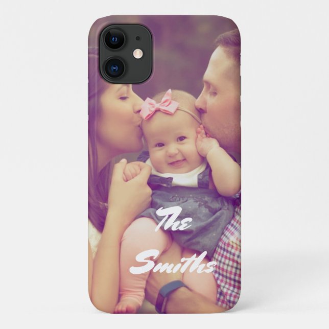 Personalised Photo Overlay iPhone Case (Back)
