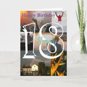 Personalised Photo Upload 18th Birthday Card