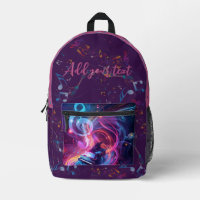 Personalised Piano Backpack Add Your Name or text