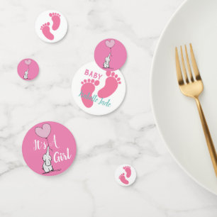 Personalised Pink Baby Shower Confetti