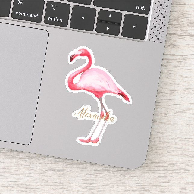 Personalised Pink Flamingo (Detail)
