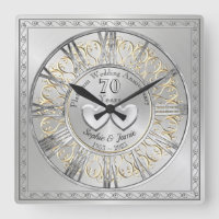Personalised Platinum Wedding Anniversary Gift