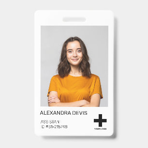 Personalised Professional Employee Logo & Photo Badge