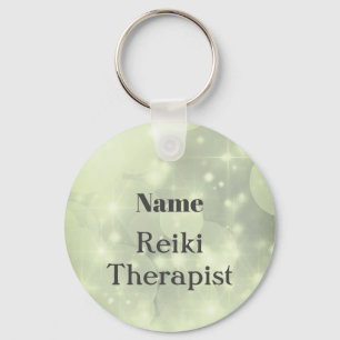 Personalised Reiki Therapist design Keychain