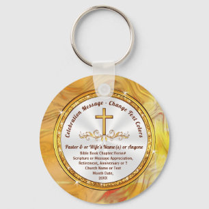 Personalised, Religious Favours, Scripture  Keychain