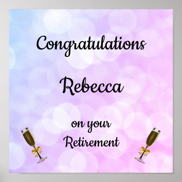 retirement party posters prints poster printing zazzle ca