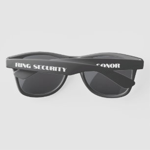 Personalised Ring Security Ring Bearer Wedding Sunglasses