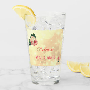 Personalised Roses Matriarch Mother Glass