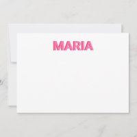 Personalised Shadow Monogram Initial Pink