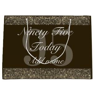 Personalised special birthday gift bag 95th