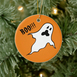 Personalised Spooky Halloween Ghosts Tree Ornament