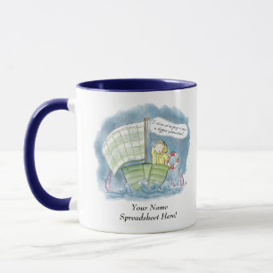 Personalised Spreadsheet Hero! Mug