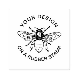 Personalised Stamp Bee Stamp eco